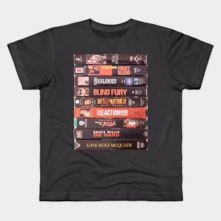 Ultimate Action VHS Movies T-Shirt Kids T-Shirt